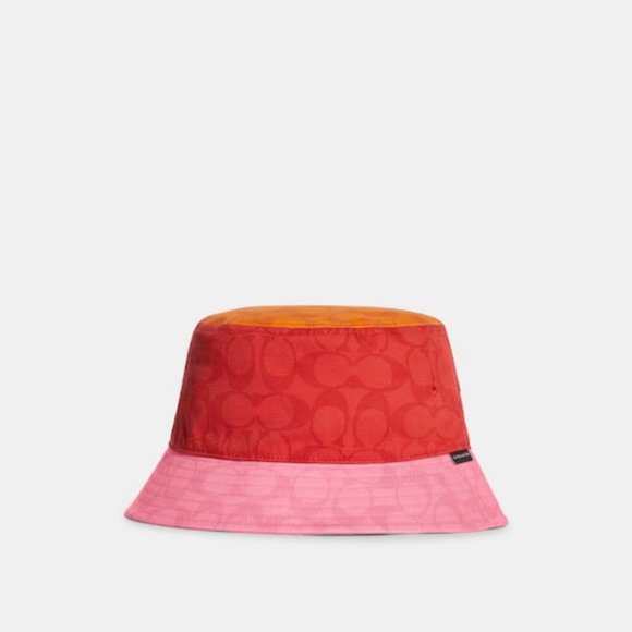 NWT Coach Colorblock Signature Bucket Hat c9123 - Picture 2 of 8